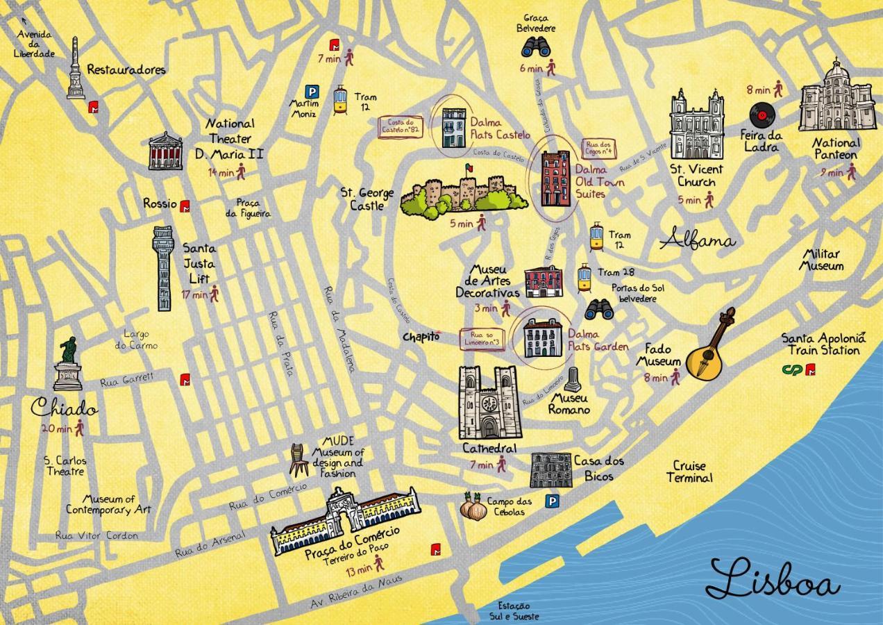 Flats Castelo - Horigem Apartman Lisboa Kültér fotó